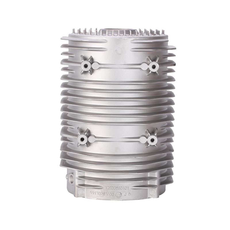 アルミニウムダイキャスティング穴と糸が機械加工されたドラム